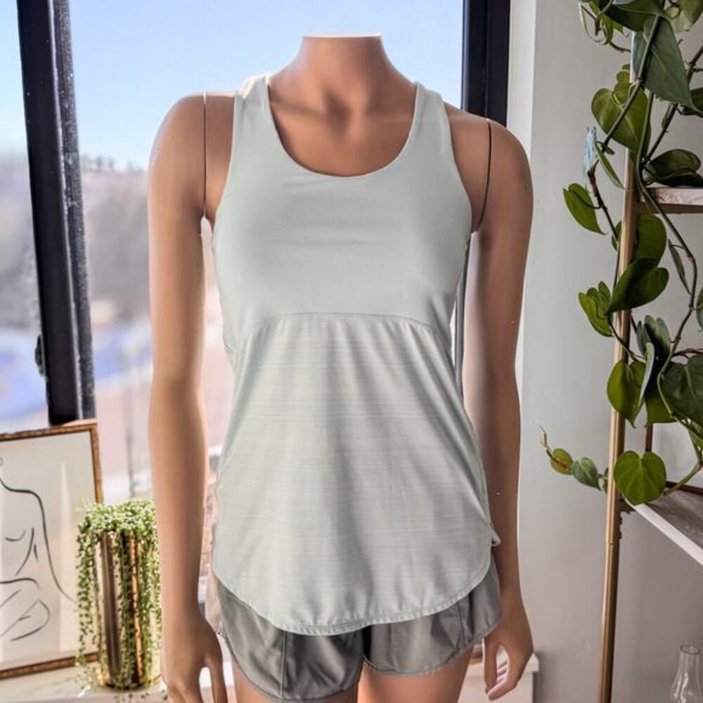 Athleta Daydreamer Racerback Workout Tank, Built In Bra, Pockets, XS